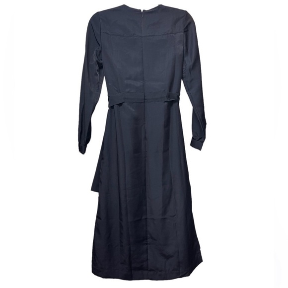 Ted Baker Aminna Belted Long Sleeve Dress in Navy Blue Sz. XXS Sz. 00  - BNWT - Picture 7 of 12
